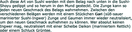 Auch diese Art von Sushi
